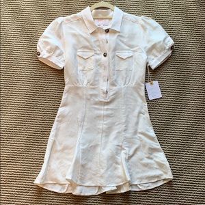 Stone Cold Fox white mini dress